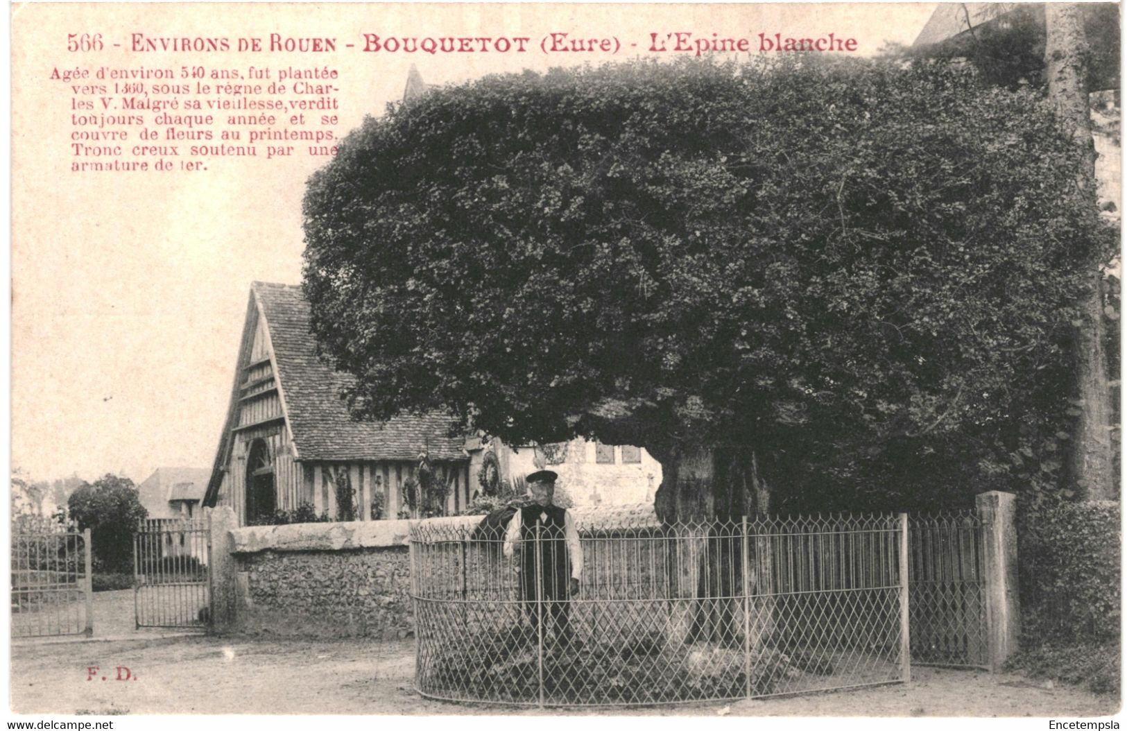 CPA carte postale France Bouquetôt  l'Epine Blanche  VM60962