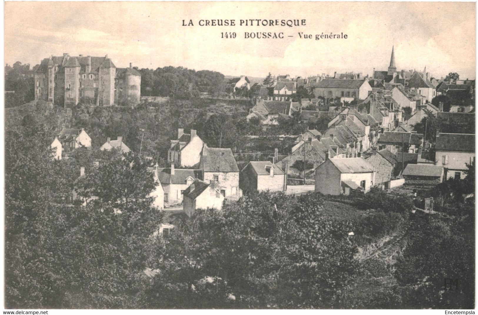 CPA Carte Postale France Boussac- Vue générale 1915 VM46573