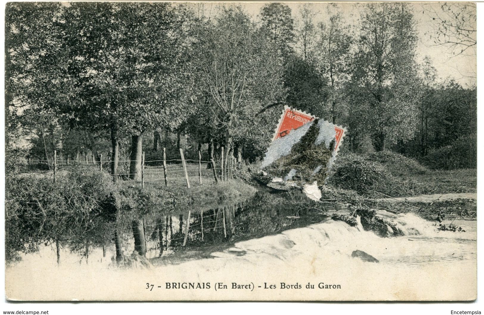 CPA - Carte postale - France - Brignais - Les Bords du Garon  (CP851)