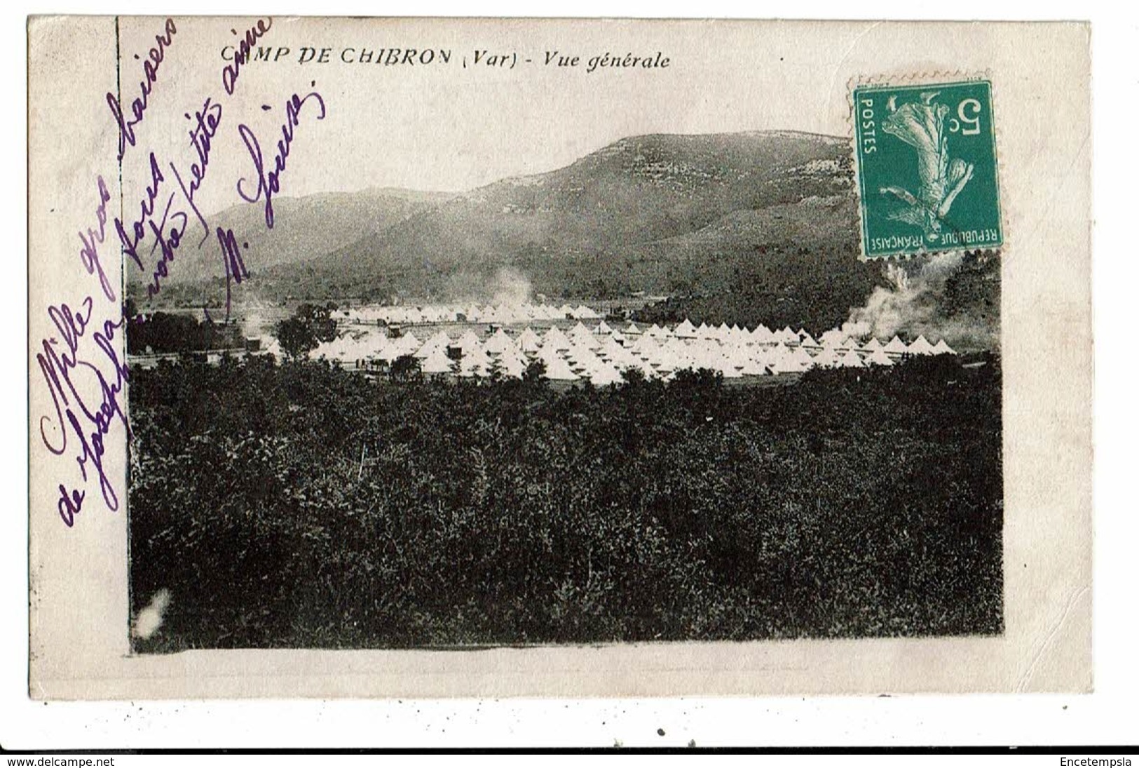 CPA Carte Postale France- Camp de Chibron (Signes) Vue générale VM12254