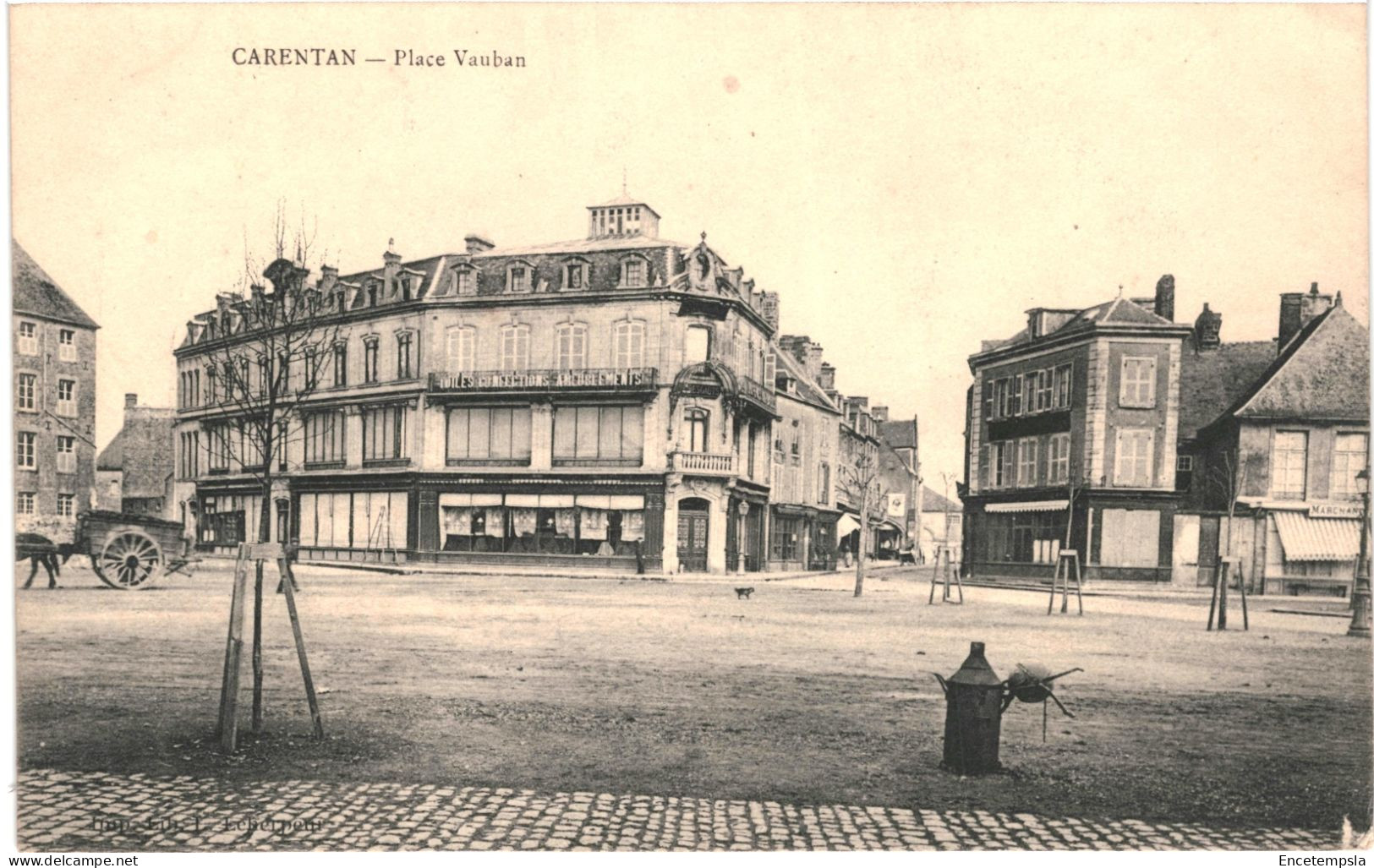 CPA Carte Postale France Carentan Place Vauban  VM77348