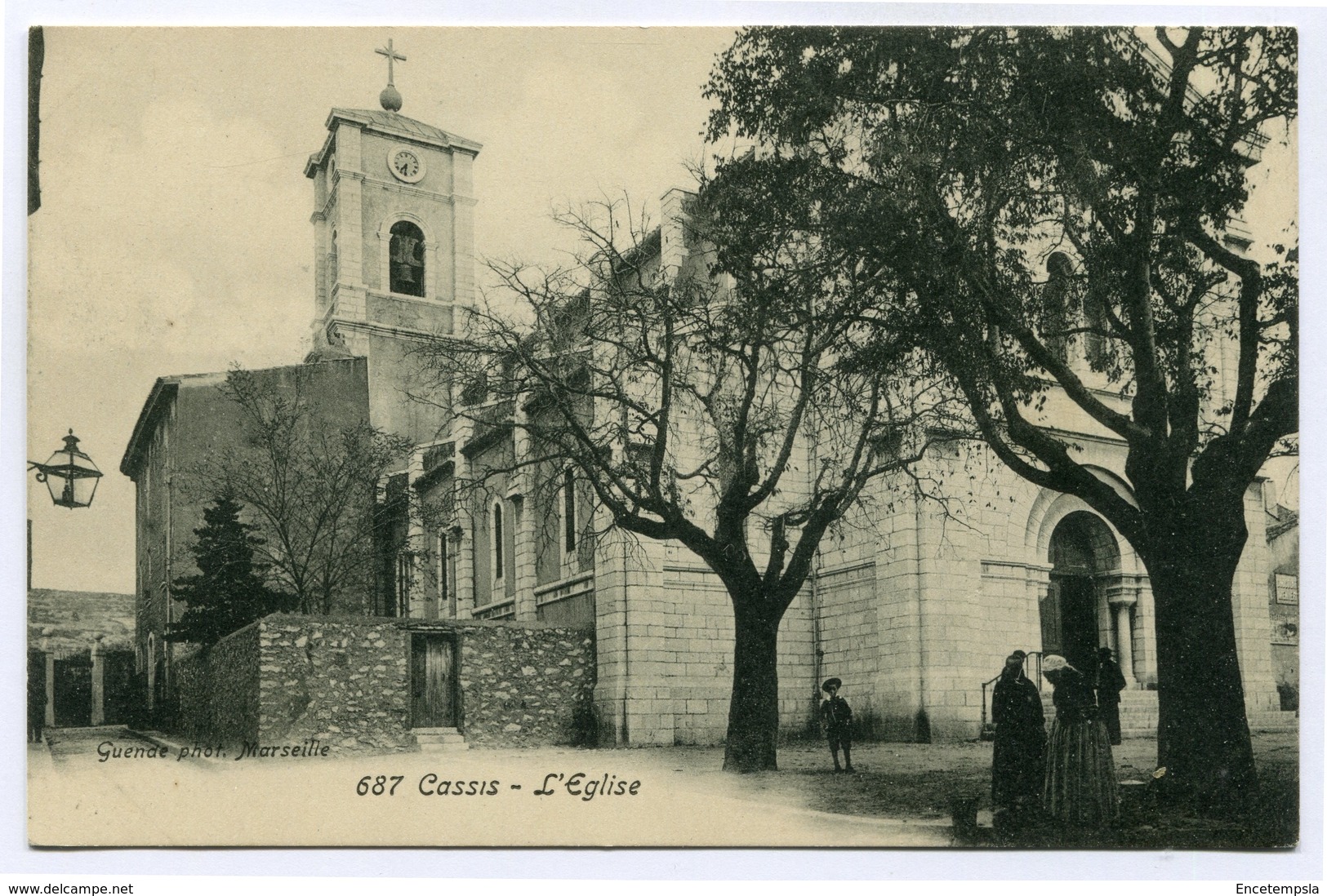 CPA - Carte Postale - France - Cassis - L'Eglise - 1906  ( CP4551 )