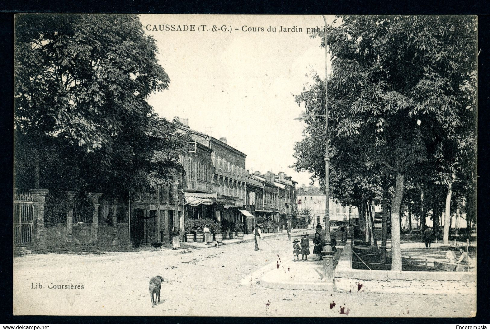 CPA - Carte Postale - France - Caussade - Cours du Jardin Public (CP1905)