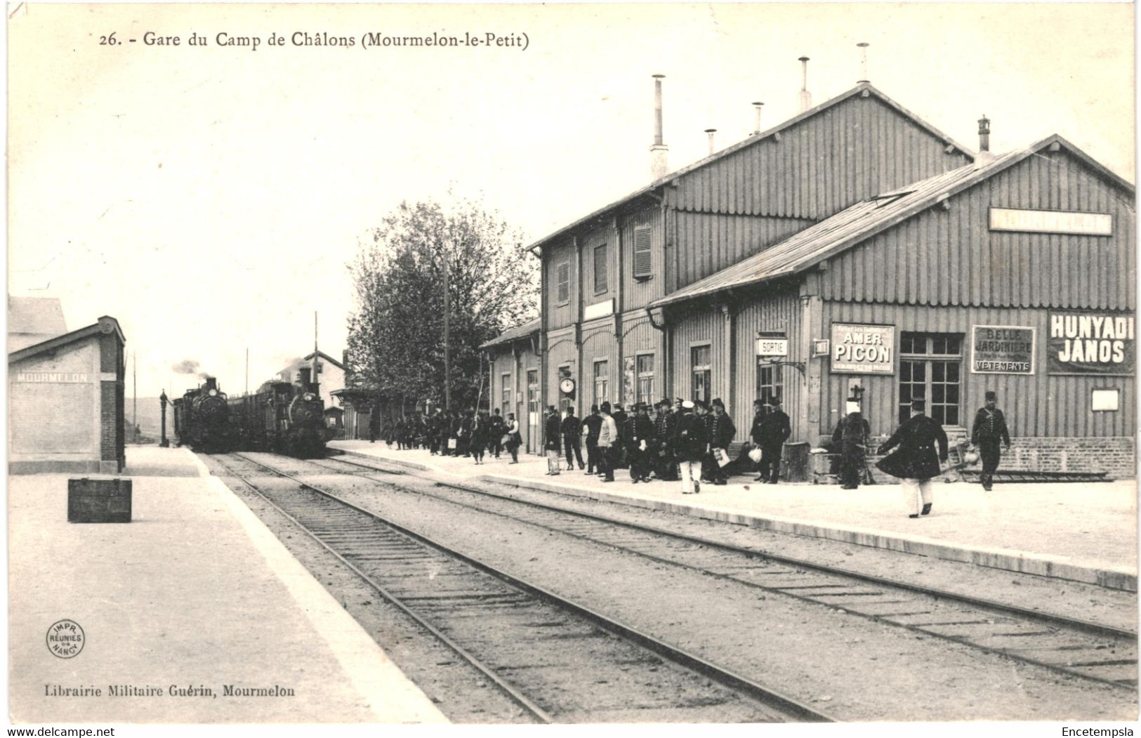 CPA Carte  Postale France- Châlons Camp  Gare de Mourmelon le Petit  VM47294+