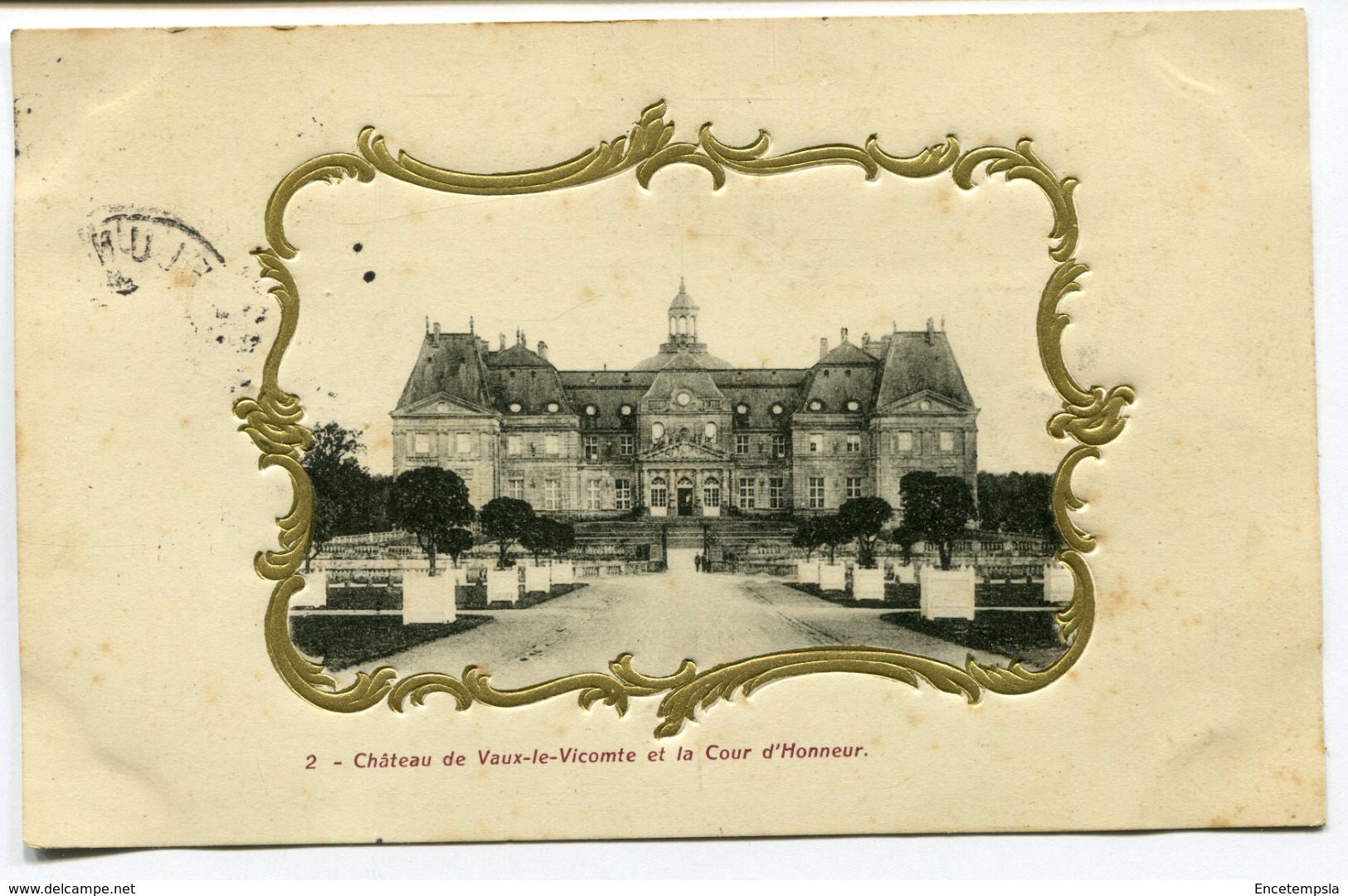 CPA - Carte Postale - France - Château de Vaux le Vicomte et la Cour d'Honneur - 1907 (I10434)