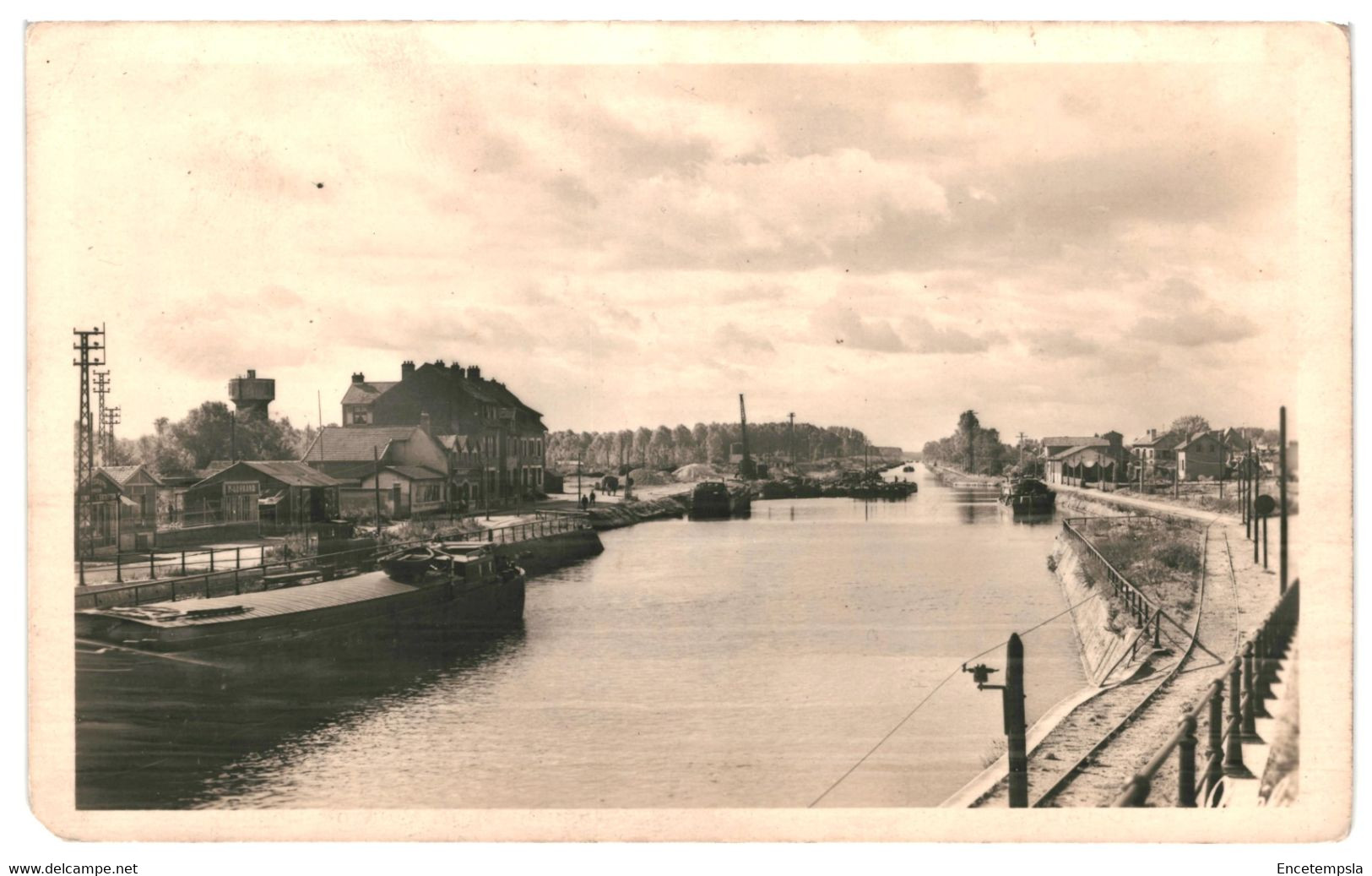 CPA - Carte postale - France-Chauny Canal de Saint Quentin et Pont de Chauny VM37562