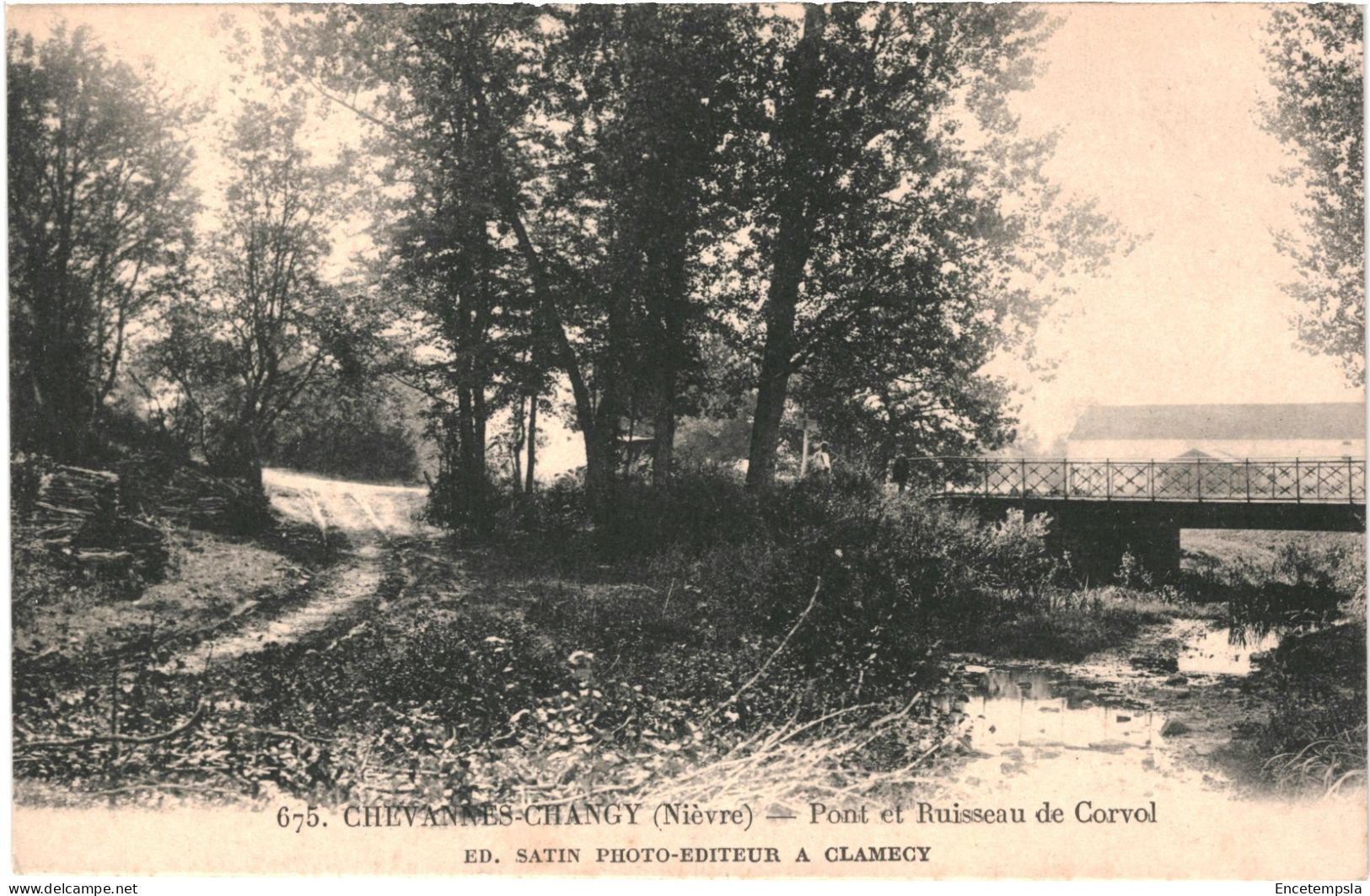 CPA Carte Postale France  Chevannes-Changy  Pont et Ruisseau de Corvol    VM70899ok