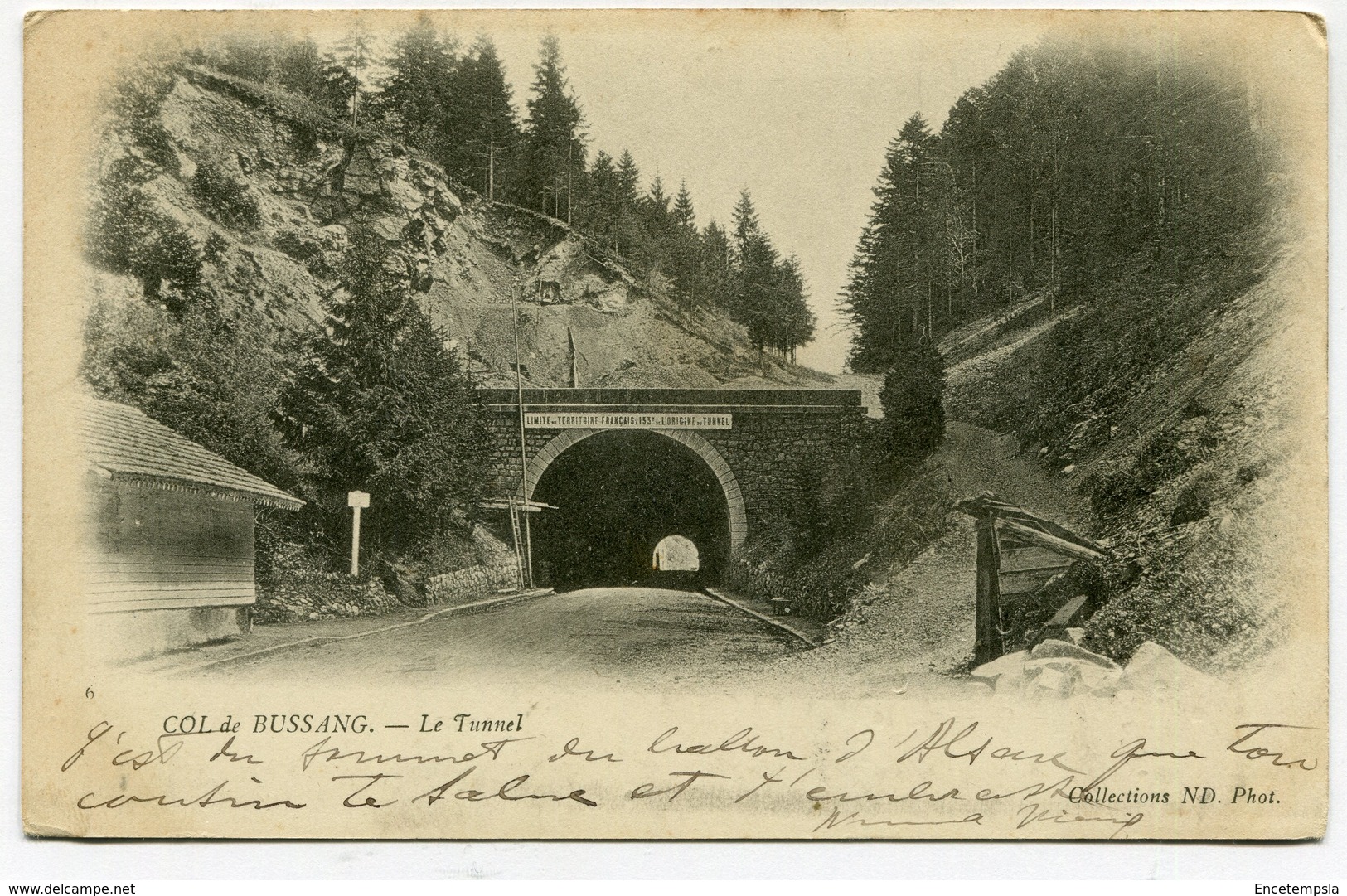 CPA - Carte postale - France - Col de Bussang - Le Tunnel - 1902 (CP3240)