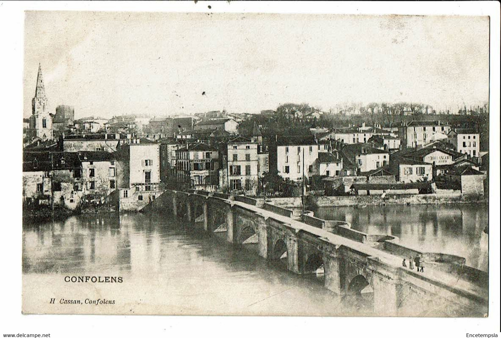 CPA Carte Postale France-Confolens- Panorama 1908-VM25019p