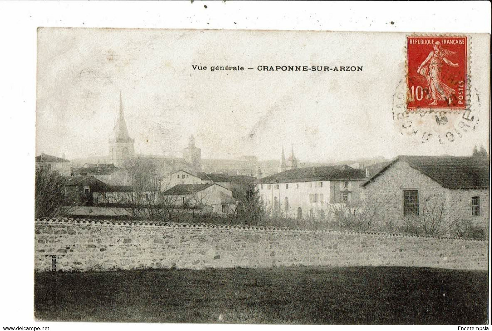 CPA carte postale -France-Craponne-sur-Arzon-Vue générale 1910? VM22459