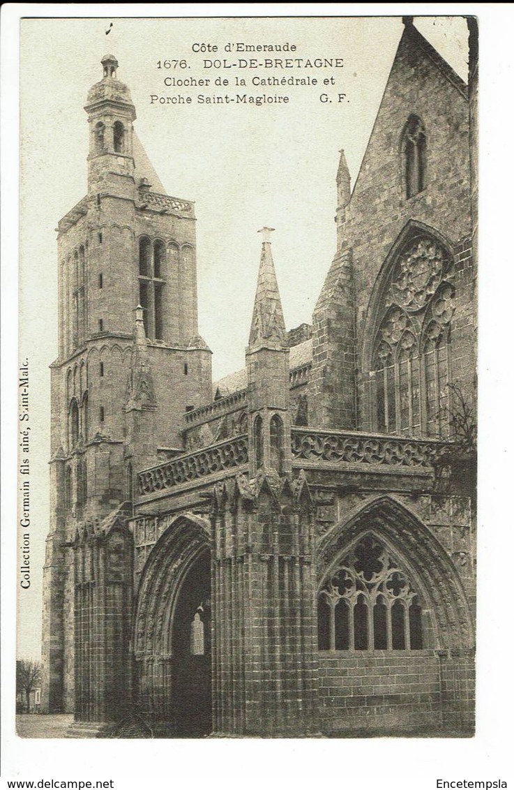 CPA - Carte Postale - FRANCE-  Dol de Bretagne Clocher de la Cathédrale - S2084