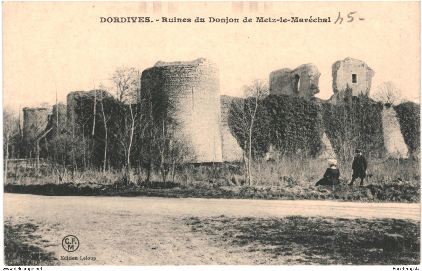 CPA Carte Postale France Dordives  Ruines du Donjon de Metz le Maréchal  VM59986