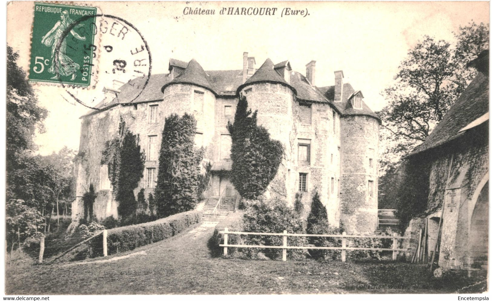 CPA carte postale France  Harcourt Château 1908 VM62049