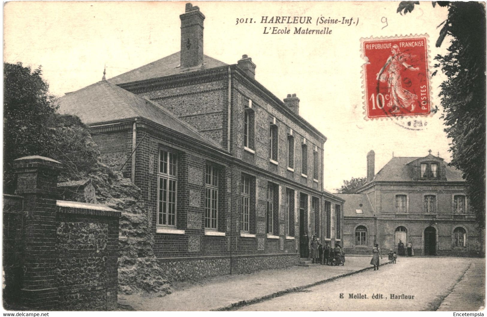 CPA  Carte Postale  France  Harfleur Ecole Maternelle 1914  VM57256ok