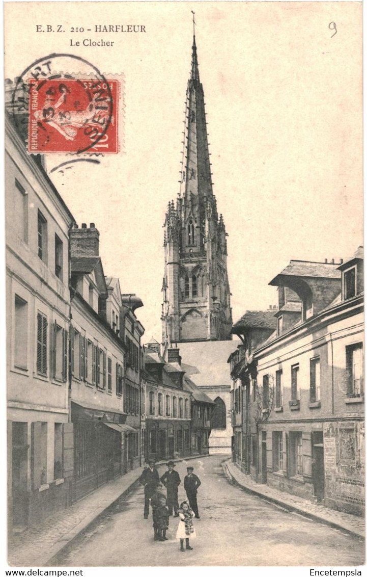 CPA  Carte Postale  France   Harfleur Le Clocher VM57570