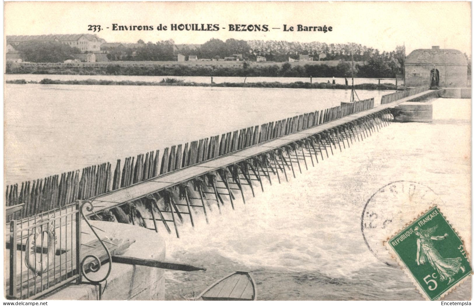 CPA Carte postale France Houilles- Bezons Le Barrage  VM80356