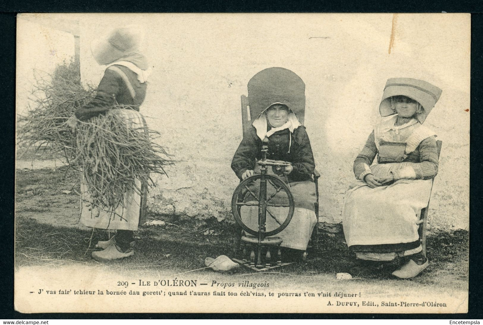 CPA - Carte Postale - France - Ile d'Oléron - Propos Villageois (CP21165)