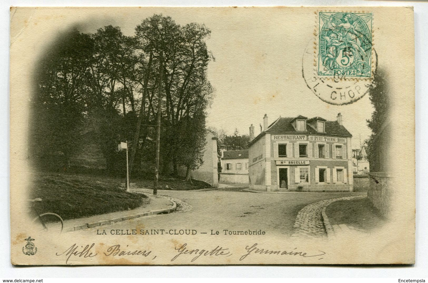 CPA - Carte Postale - France - La Celle Saint Cloud - Le Tournebride - 1904 (D13720)