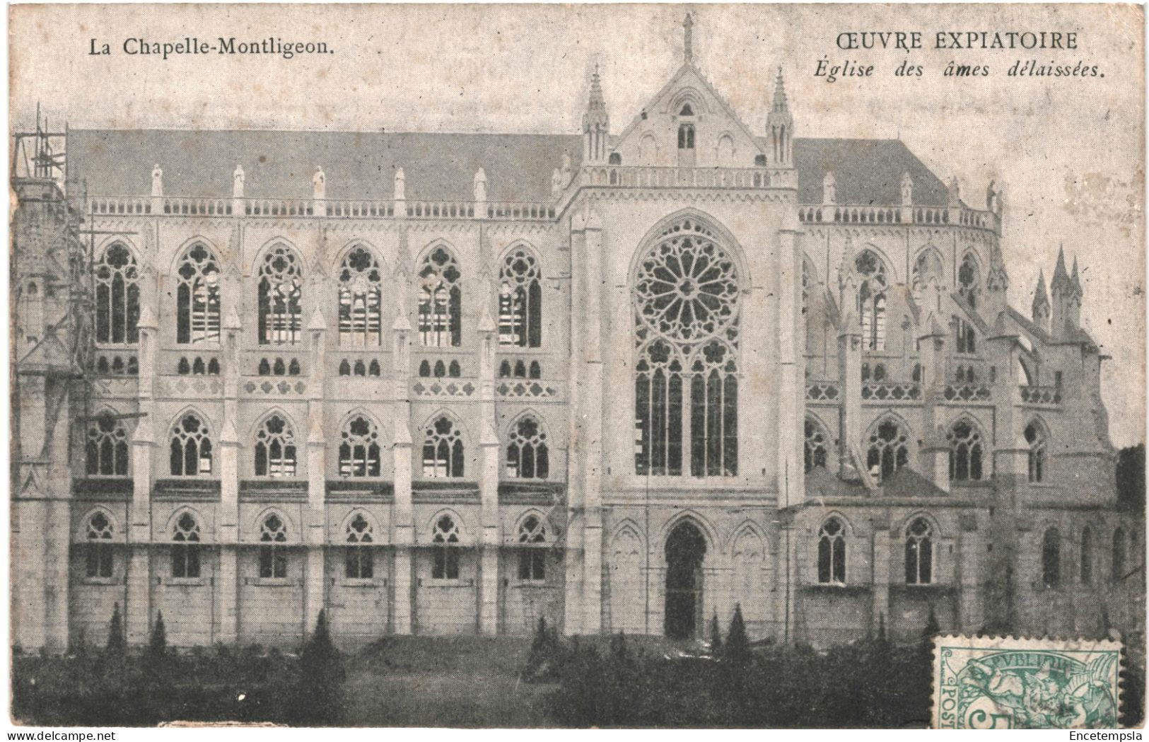 CPA Carte Postale France La Chapelle-Montligeon  Eglise des âmes délaissées  1906 VM76688