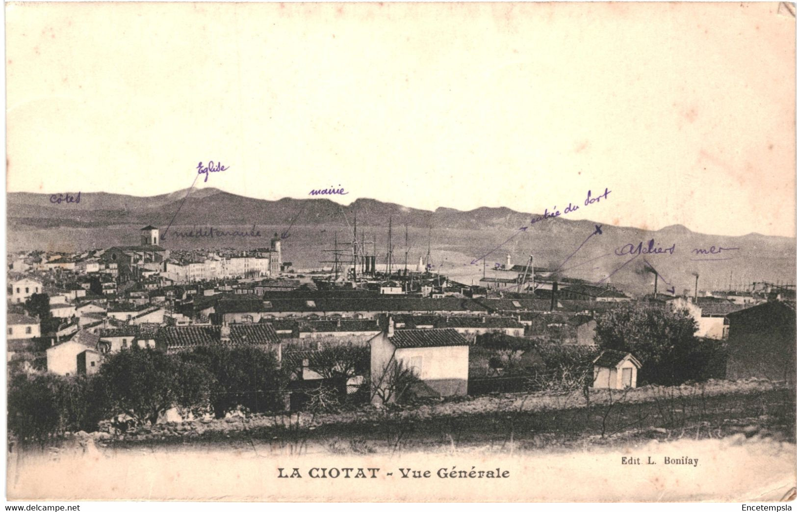 CPA Carte Postale France La Ciotat  Vue générale  VM59687