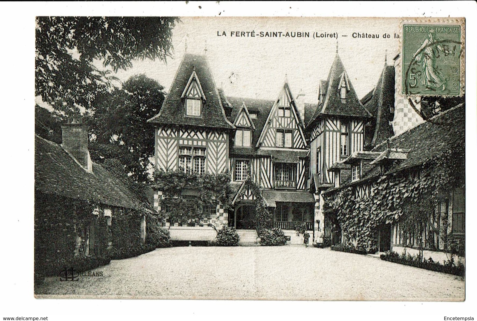 CPA-Carte Postale-France La Ferte Saint Aubin - Son Château en 1911 VM6731