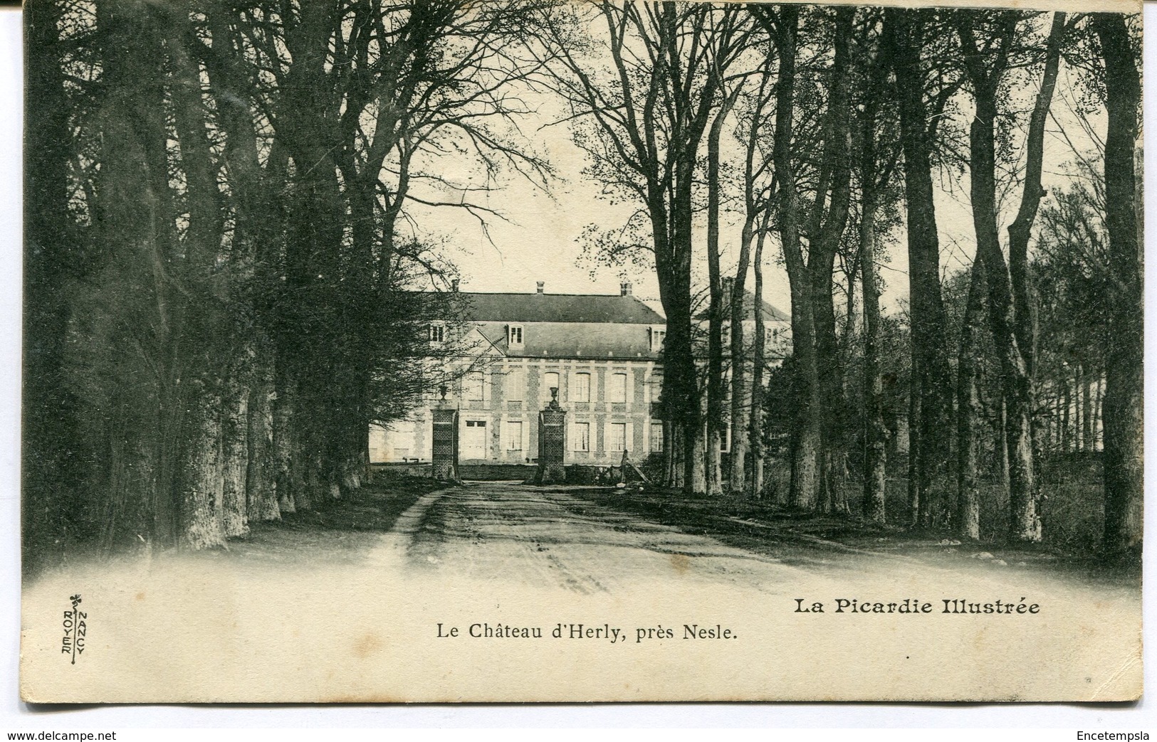 CPA - Carte Postale - France - Le Château d'Herly près de Nesle - 1904 (M8066)