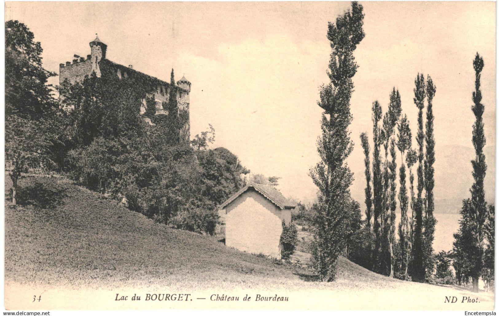 CPA Carte postale  France Le Lac du Bourget Château de Bourdeau   VM84519