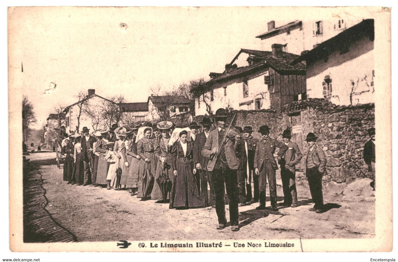 CPA- Carte postale -France-Limousin illustré Une Noce Limousine 1940 VM36659x