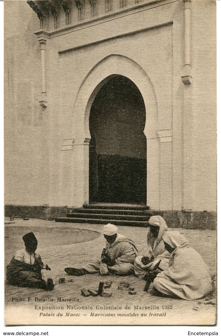 CPA - Carte postale - France - Marseille - Expositions Coloniales - Palais du Maroc (CPV993)