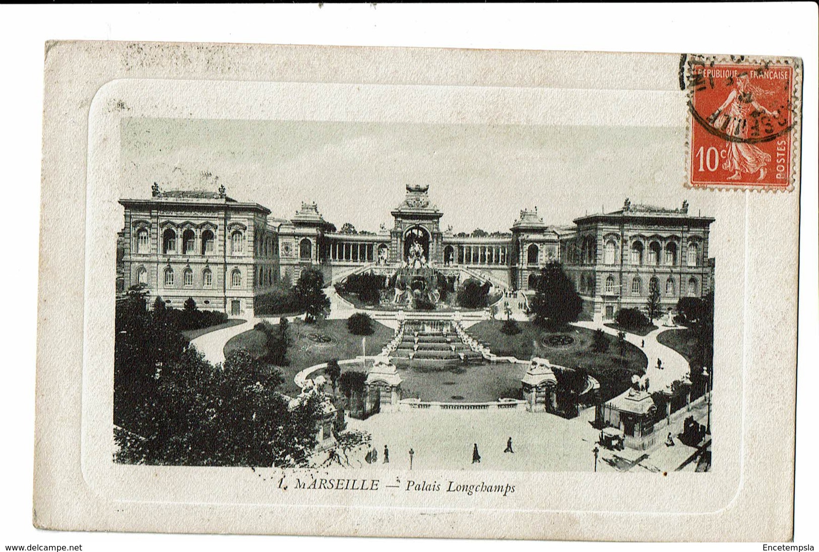 CPA - Carte Postale -France-Marseille- Palais Longchamps-1910  VM505