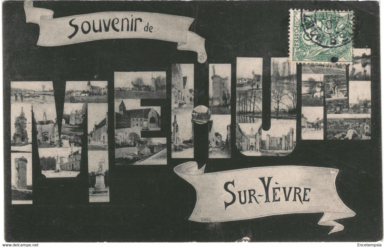 CPA  Carte Postale -France Mehun-sur-Yèvre Souvenir de  Mehun-sur-Yèvre 1907 VM42676+