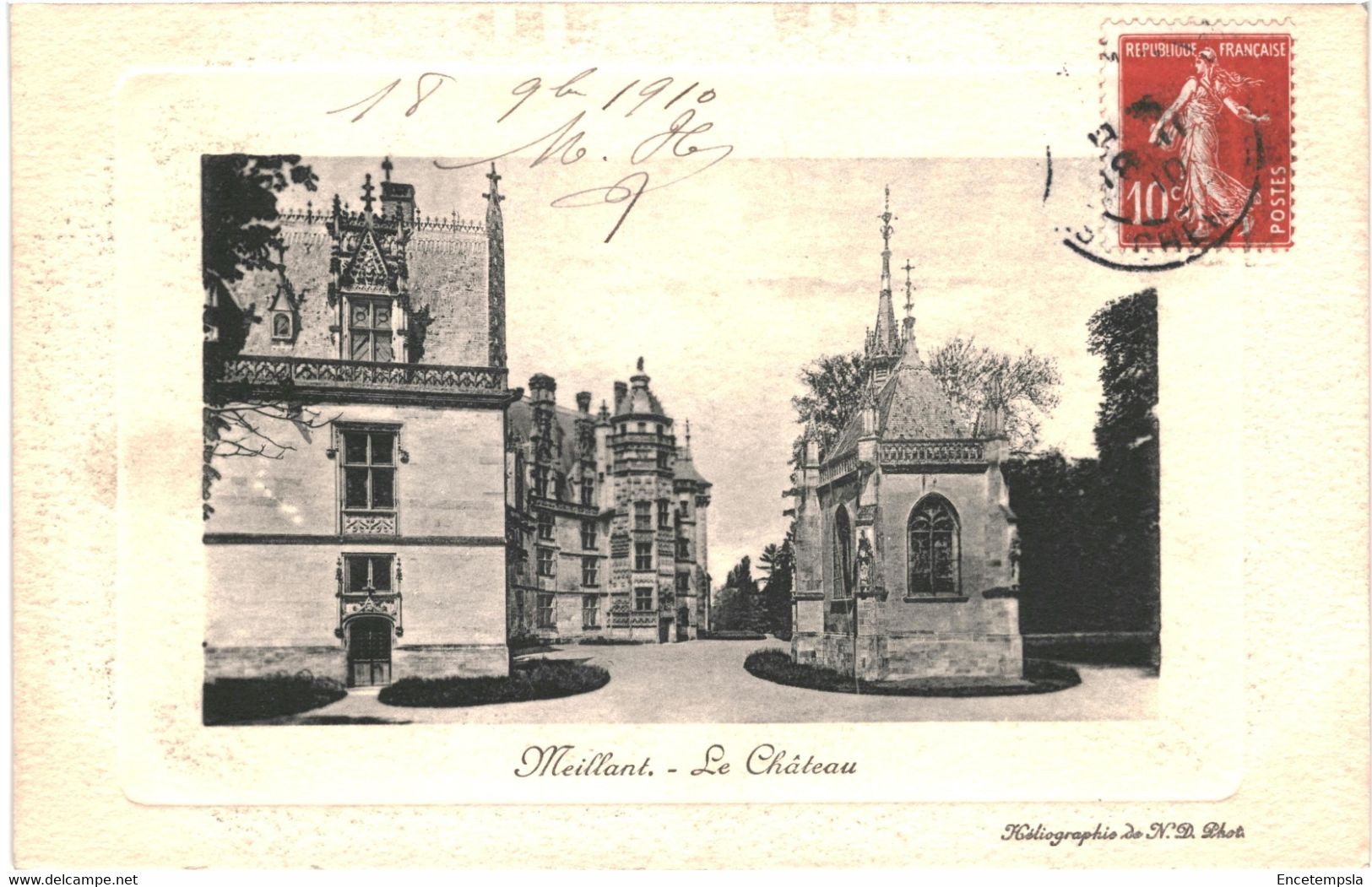 CPA-Carte Postale  France Meillant  Le Château 1910 VM55138ok