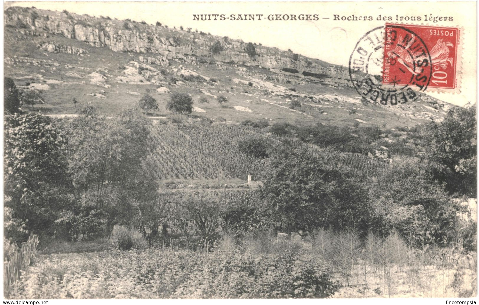 CPA Carte postale France  Nuits-Saint-Georges  Rochers des trous légers 1908   VM65838