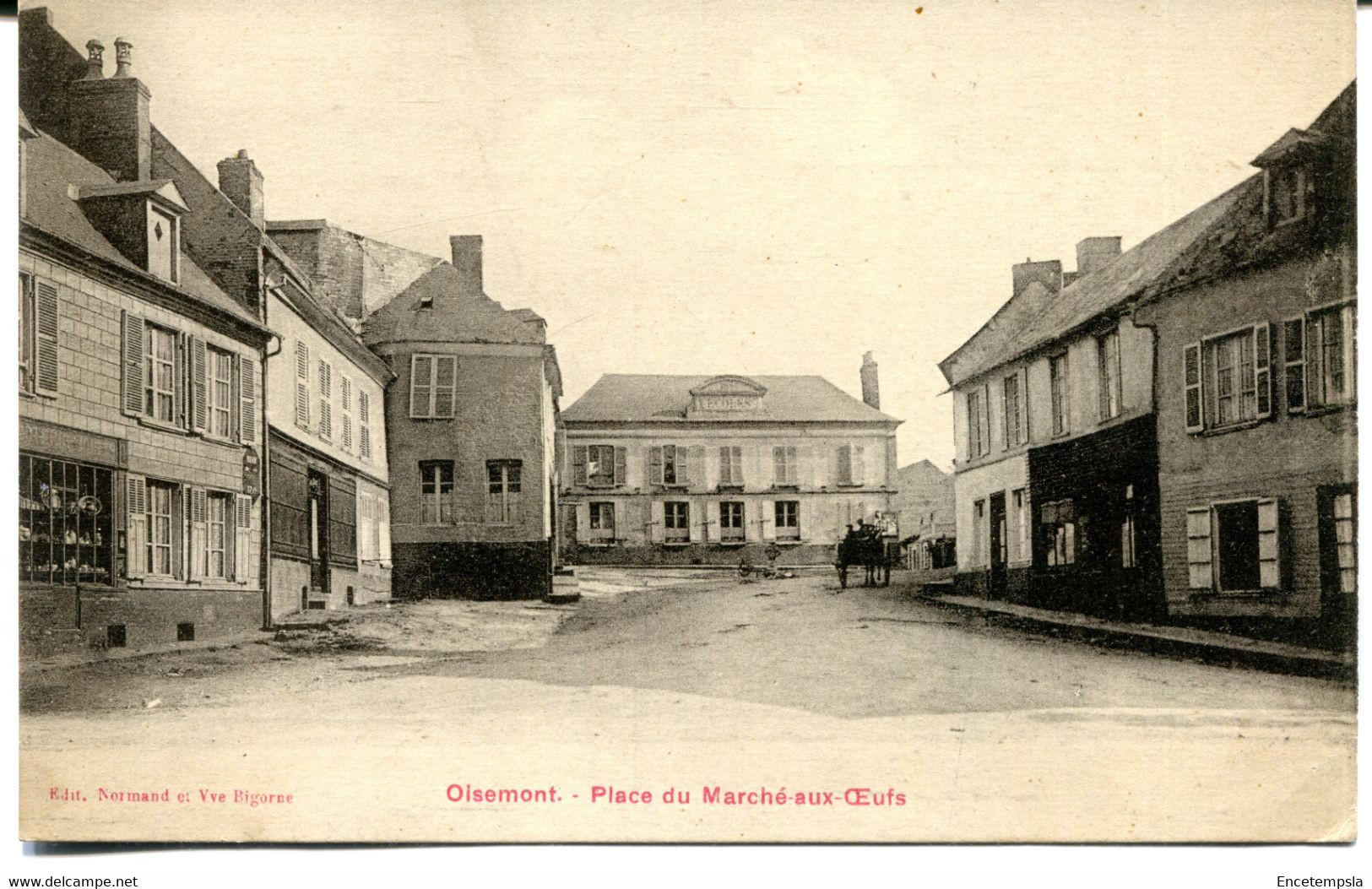 CPA - Carte Postale - France - Oisemont - Place du Marché aux Oeufs  ( MO17998)