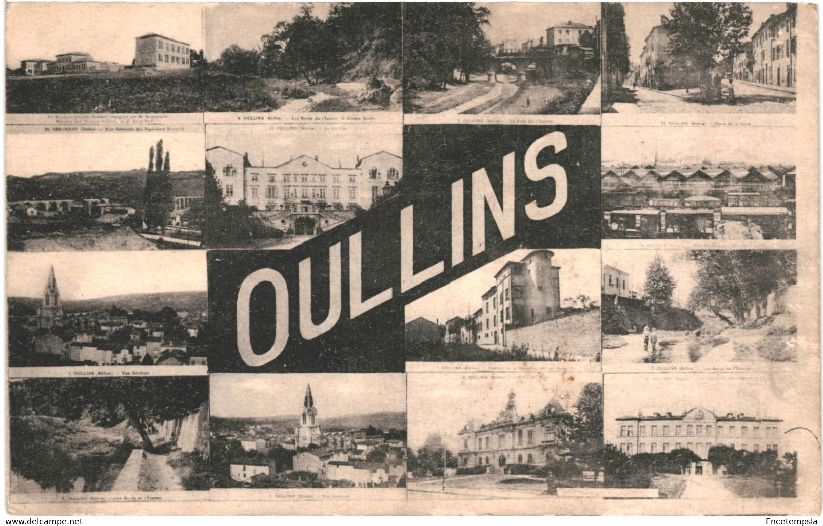 CPA- Carte Postale-France-Oullins Souvenir d' Oullins.VM43911+