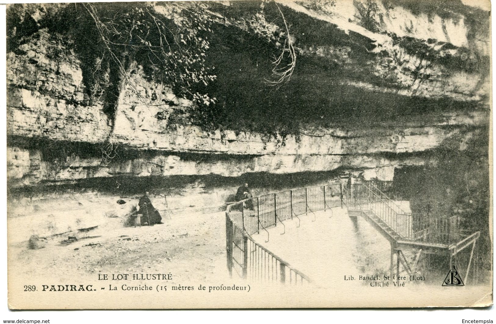 CPA - Carte postale - France - Padirac - La Corniche  (CPV1102)