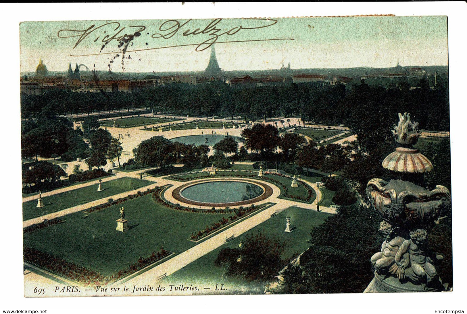 CPA - Carte Postale -FRANCE -Paris-Jardins des Tuileries-1905- VM3779