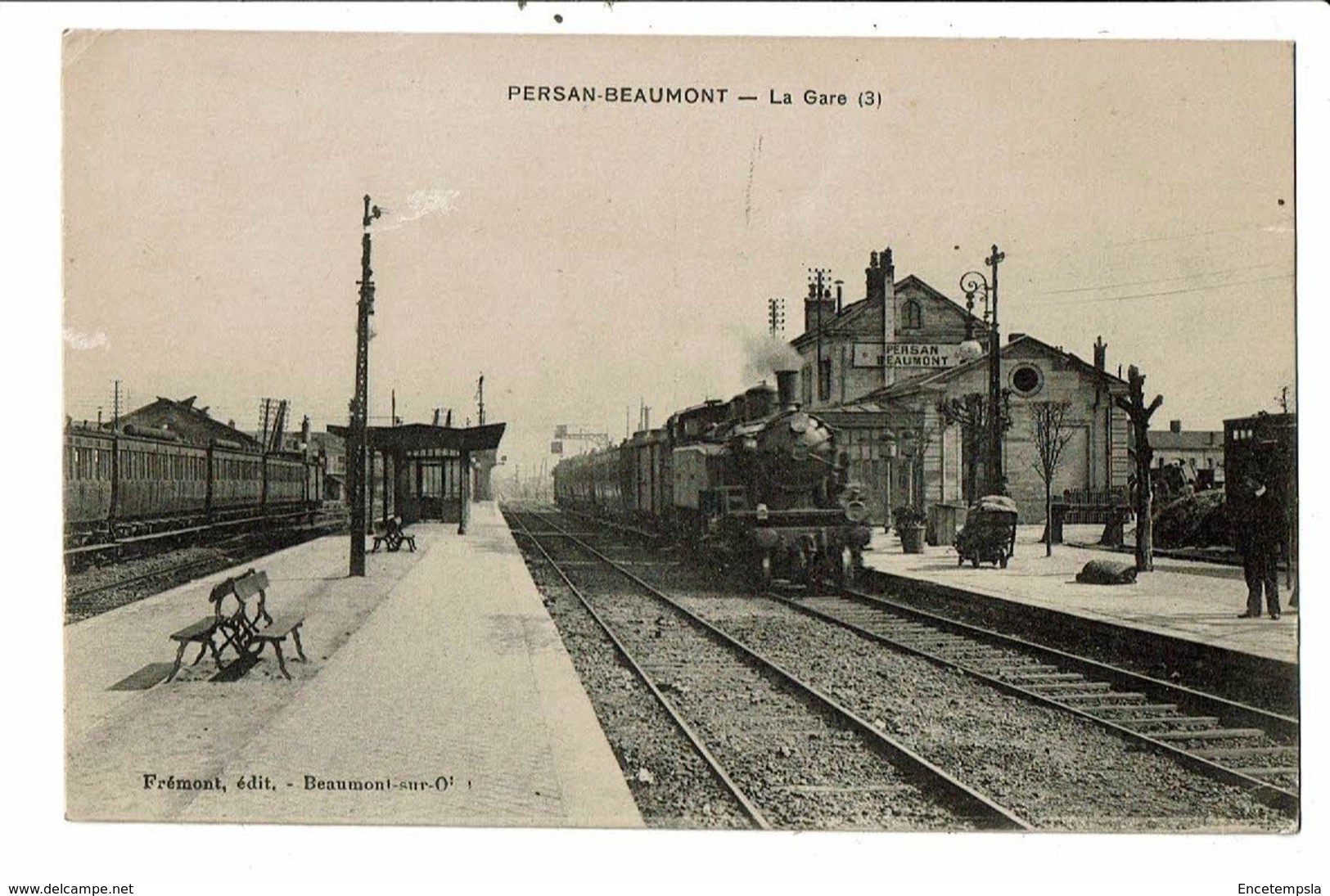 CPA- Carte Postale -France-Persan-Beaumont - La Gare  -VM19573