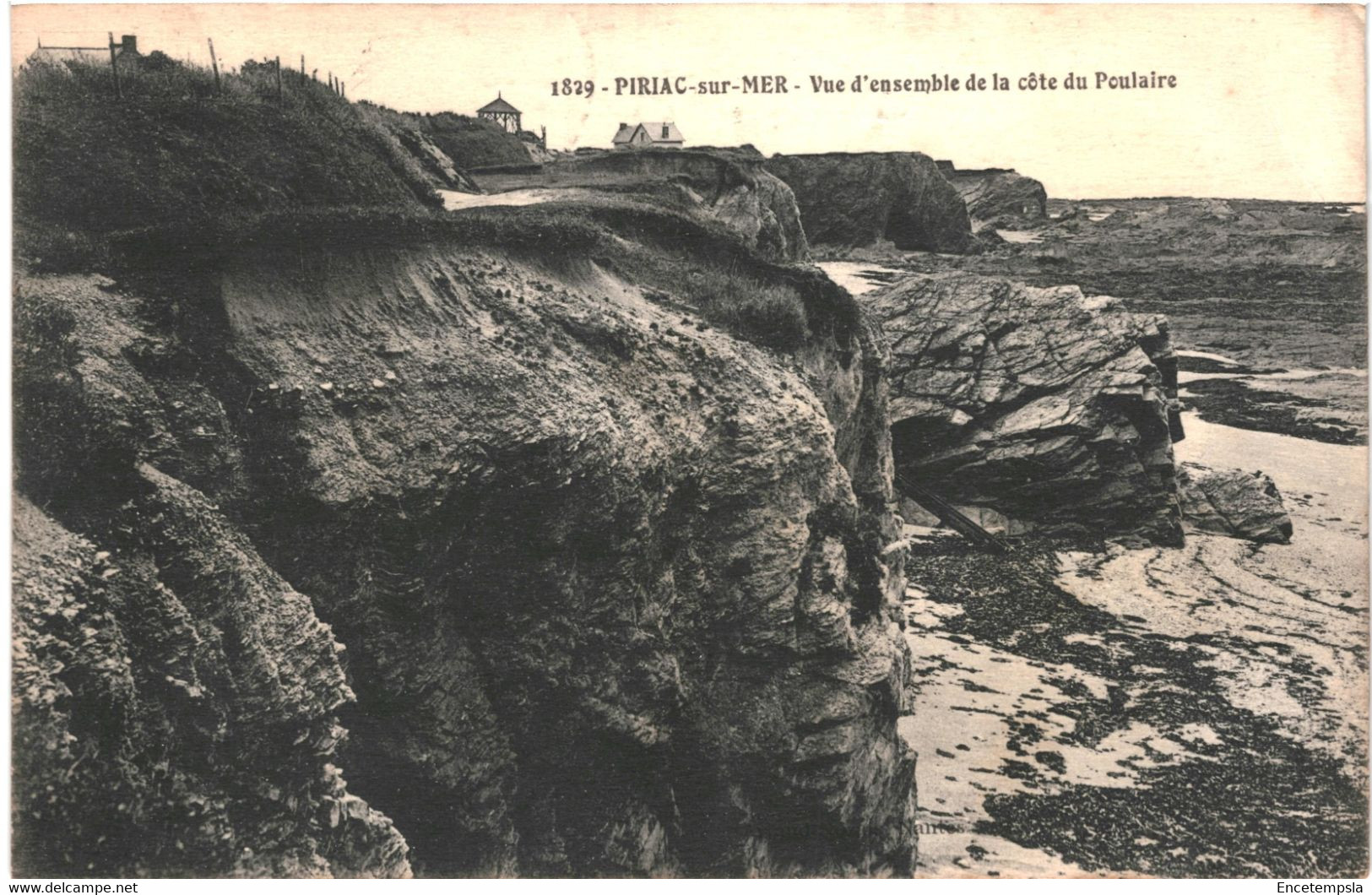 CPA carte postale France Piriac-sur-Mer  Vue d'ensemble de la Côte Poulaire 1910 VM60744