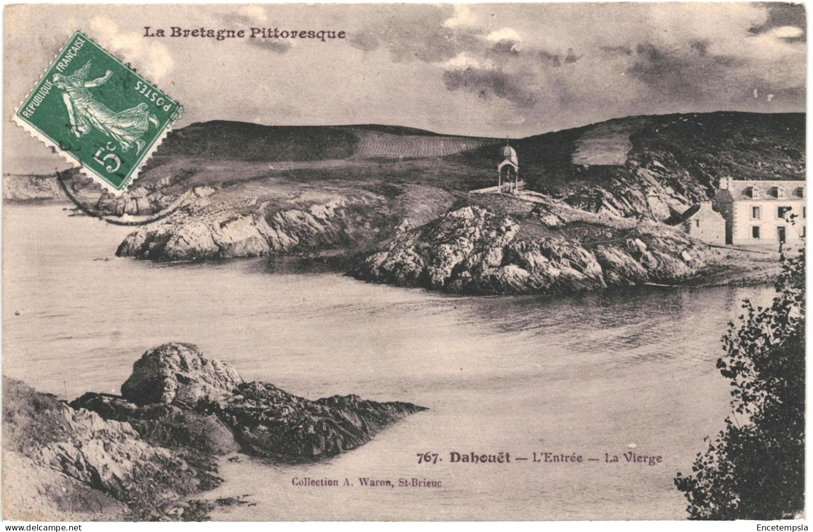 CPA Carte Postale France Pléneuf-Val-André  Dahouët L'entrée la Vierge  VM71057