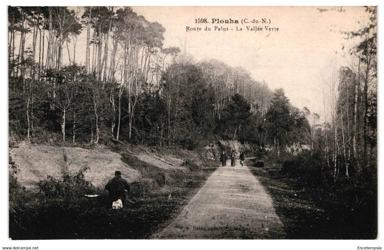 CPA Carte Postale  France Plouha- Route de Palus La Vallée Verte    VM33343i