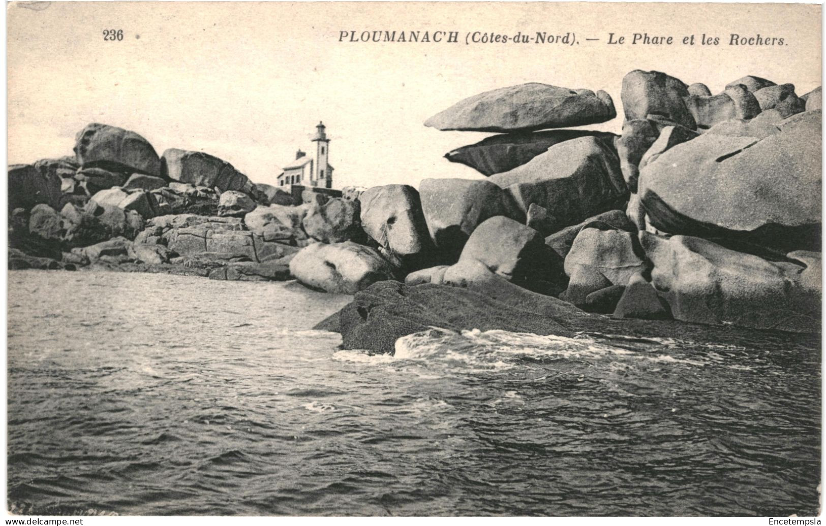 CPA Carte postale France Ploumanac'h   Phare et Rochers VM65624