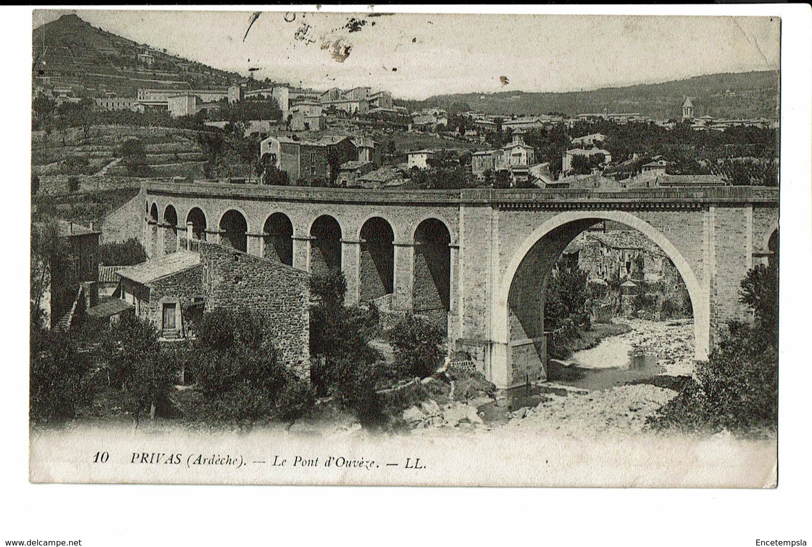 CPA - Carte Postale - FRANCE - Privas - Le Pont d'Ouvèze VM2021