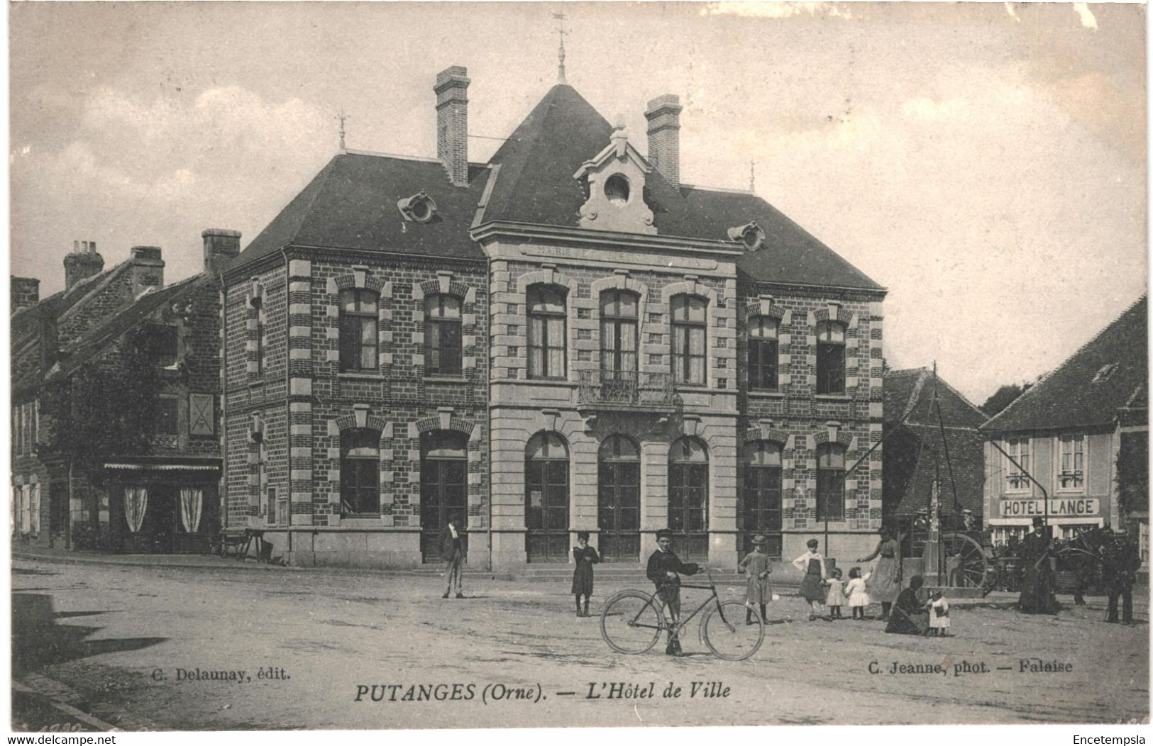 CPA  Carte postale France Putanges  Hôtel de Ville 1908   VM63599