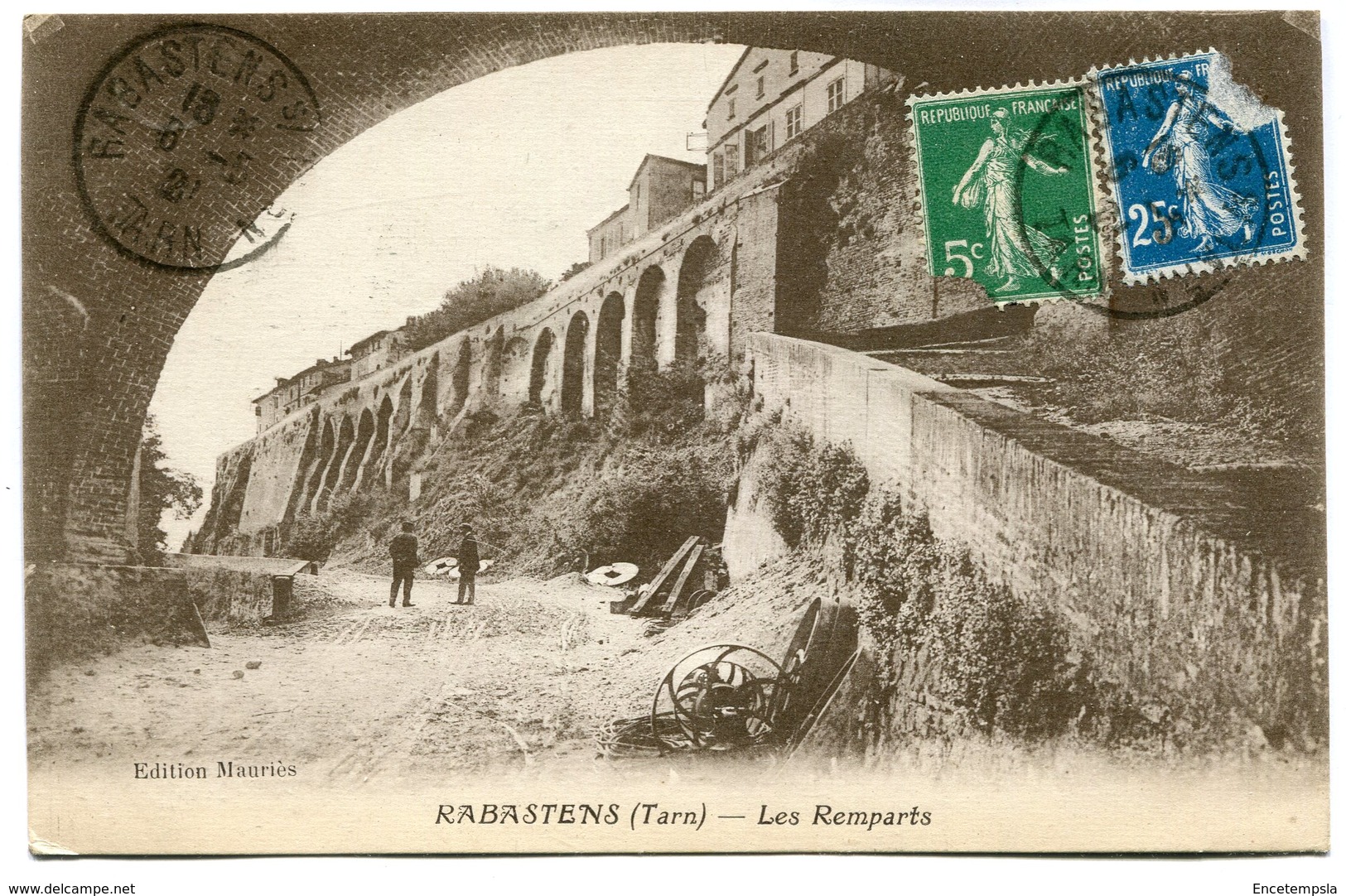 CPA - Carte Postale - France - Rabastens - Les Remparts - 1920 (M7756)