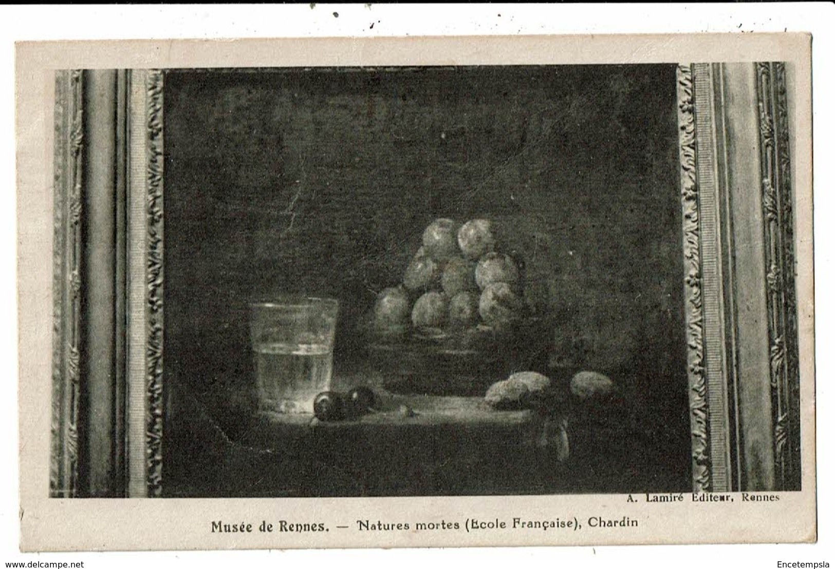 CPA-Carte Postale -FRANCE - Rennes -Nature Morte de Chardin au musée de Rennes en 1932 VM7661