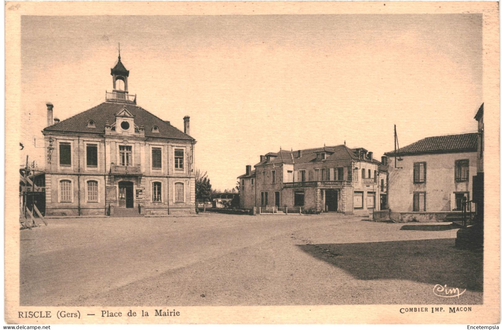 CPA  Carte postale France Riscle Place de la Mairie  VM69559