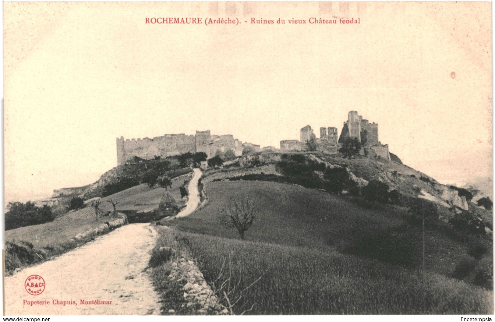 CPA Carte Postale France Rochemaure  Ruines du vieux château féodal VM58111