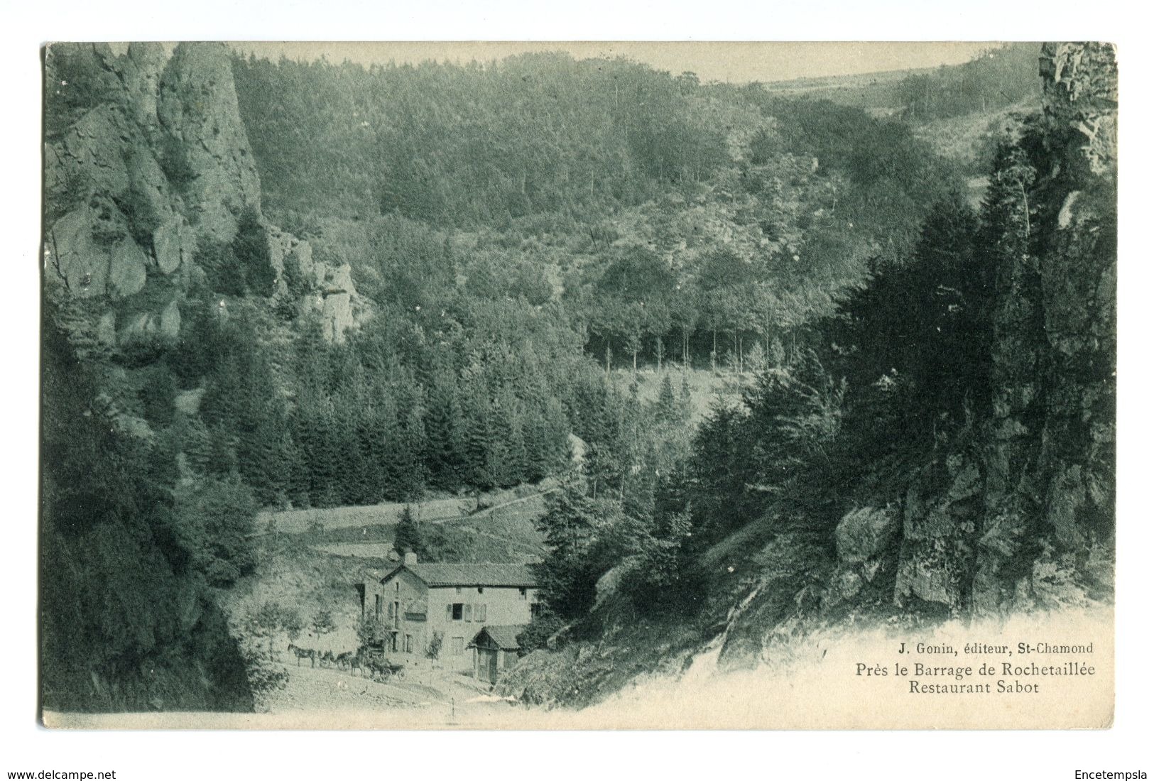 CPA - Carte postale - France -  Rochetaillee - Environs du barrage de Rochetaillée (Barrage du Gouffre d'Enfer)(CPV 259)