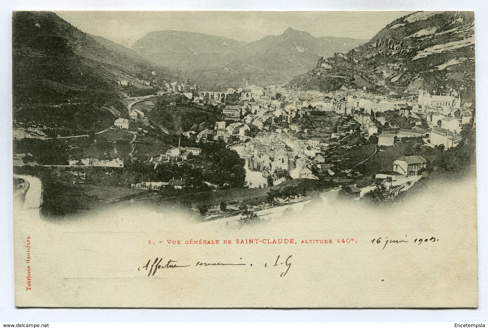 CPA - Carte Postale - France - Saint Claude - Vue Générale de Saint Claude - 1903  (SV6177)